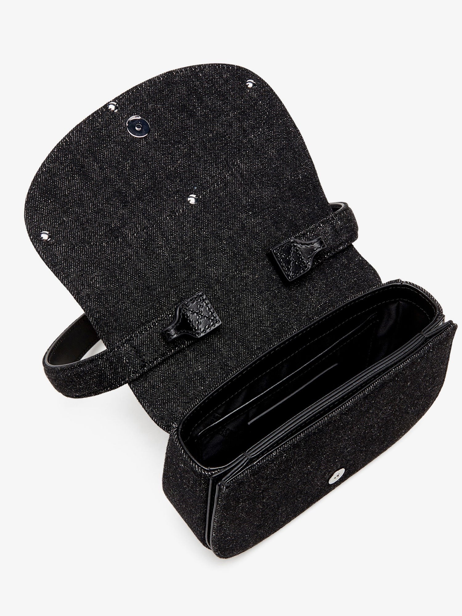 1DR denim shoulder bag