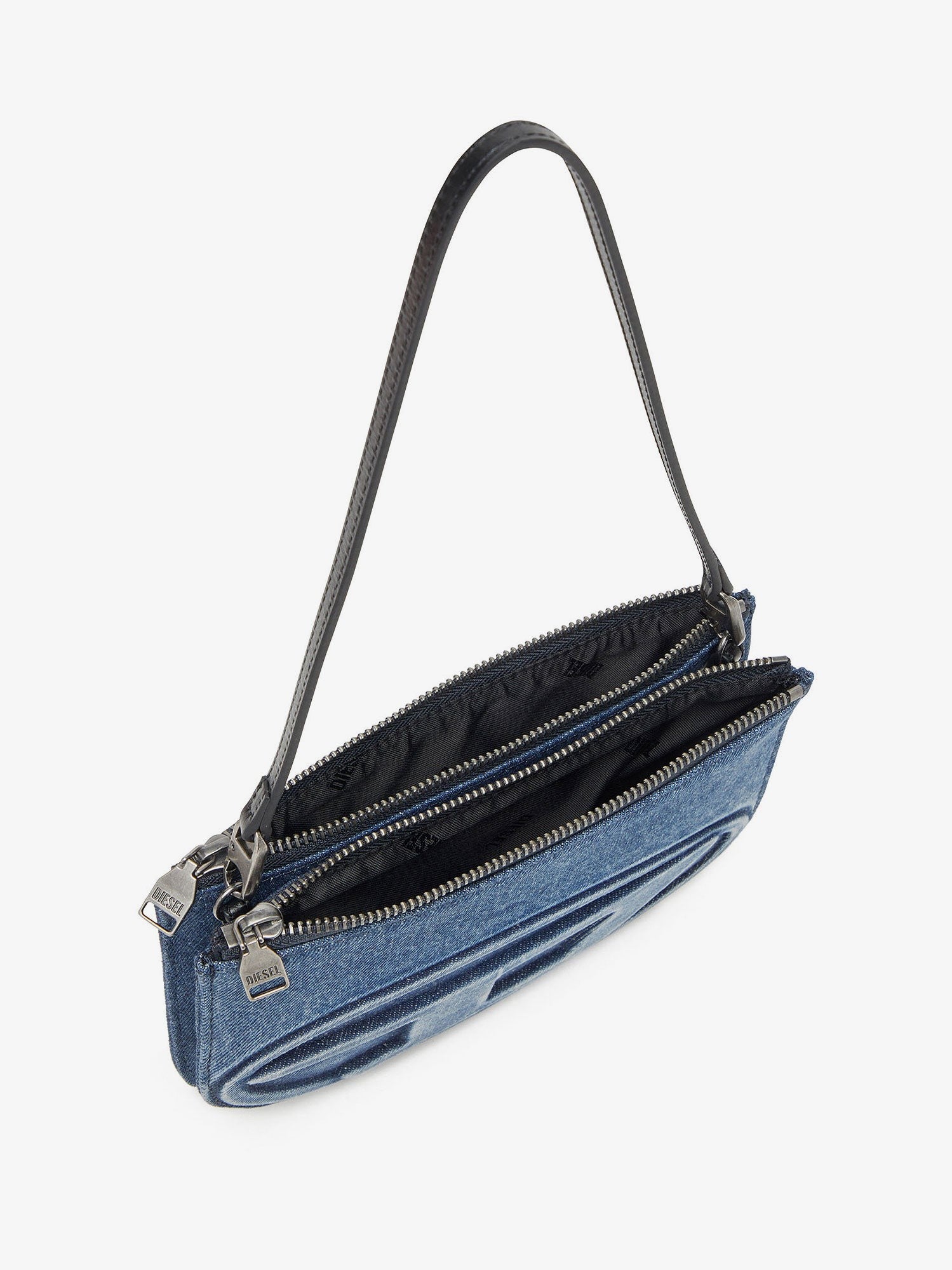 1DR Twin denim crossbody bag