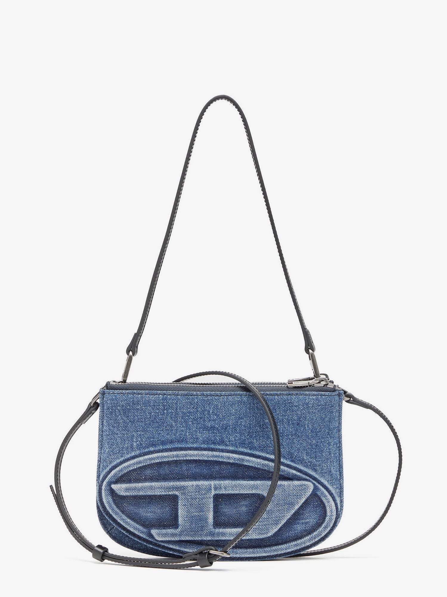 1DR Twin denim crossbody bag