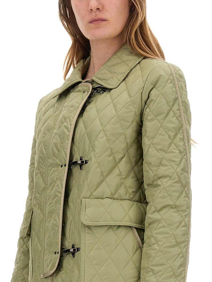 3-HOOK NYLON QUILTED JACKET