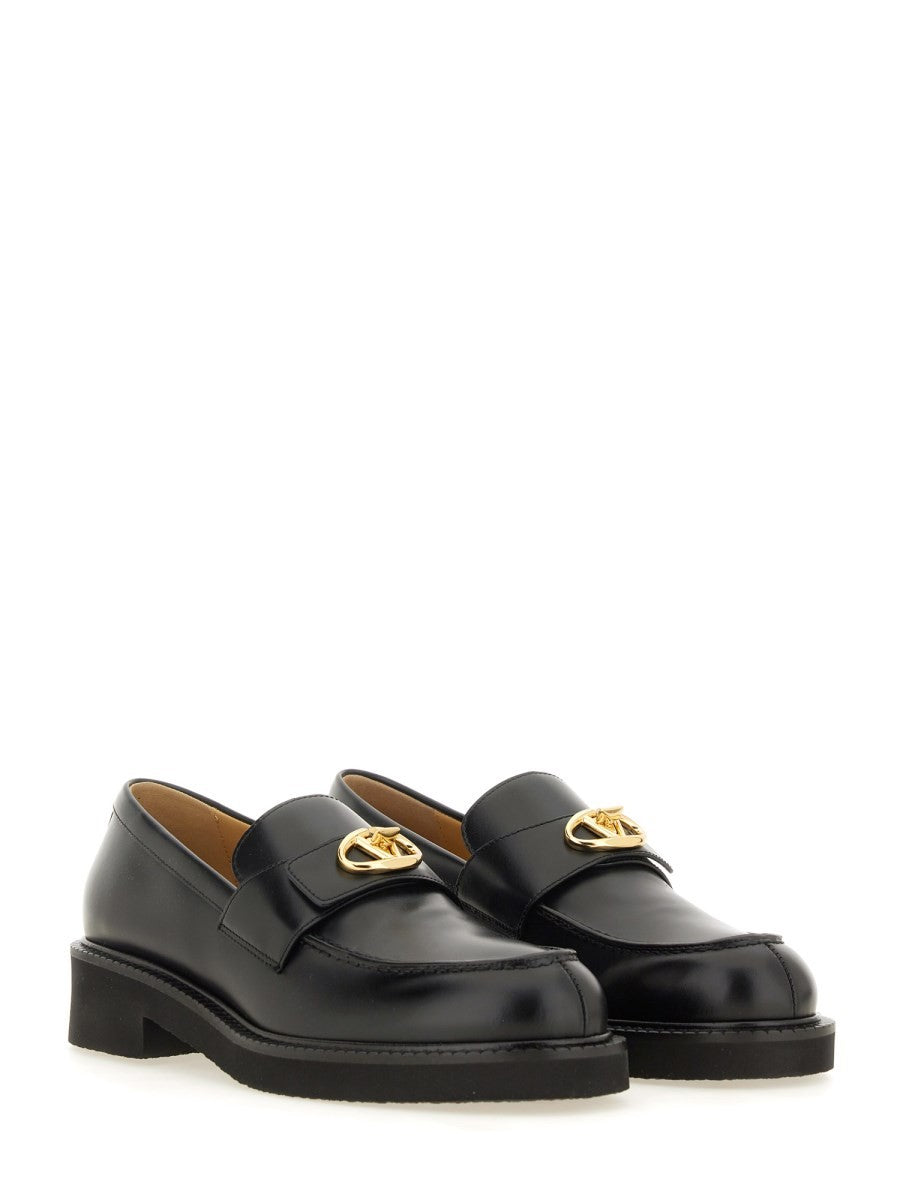 40MM CALFSKIN "VLOGO LOCKER" LOAFER