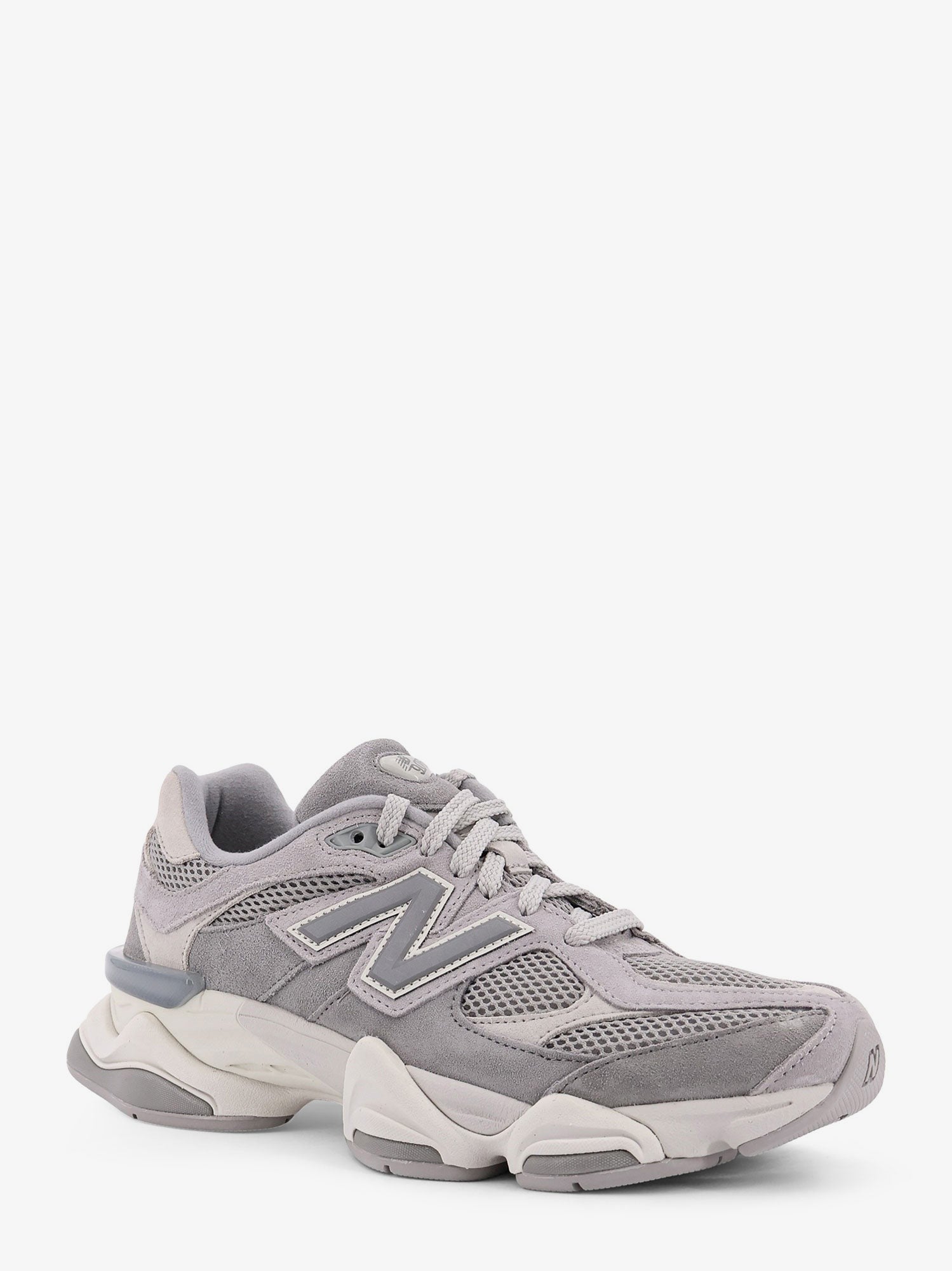 9060 low-top mesh and suede sneakers