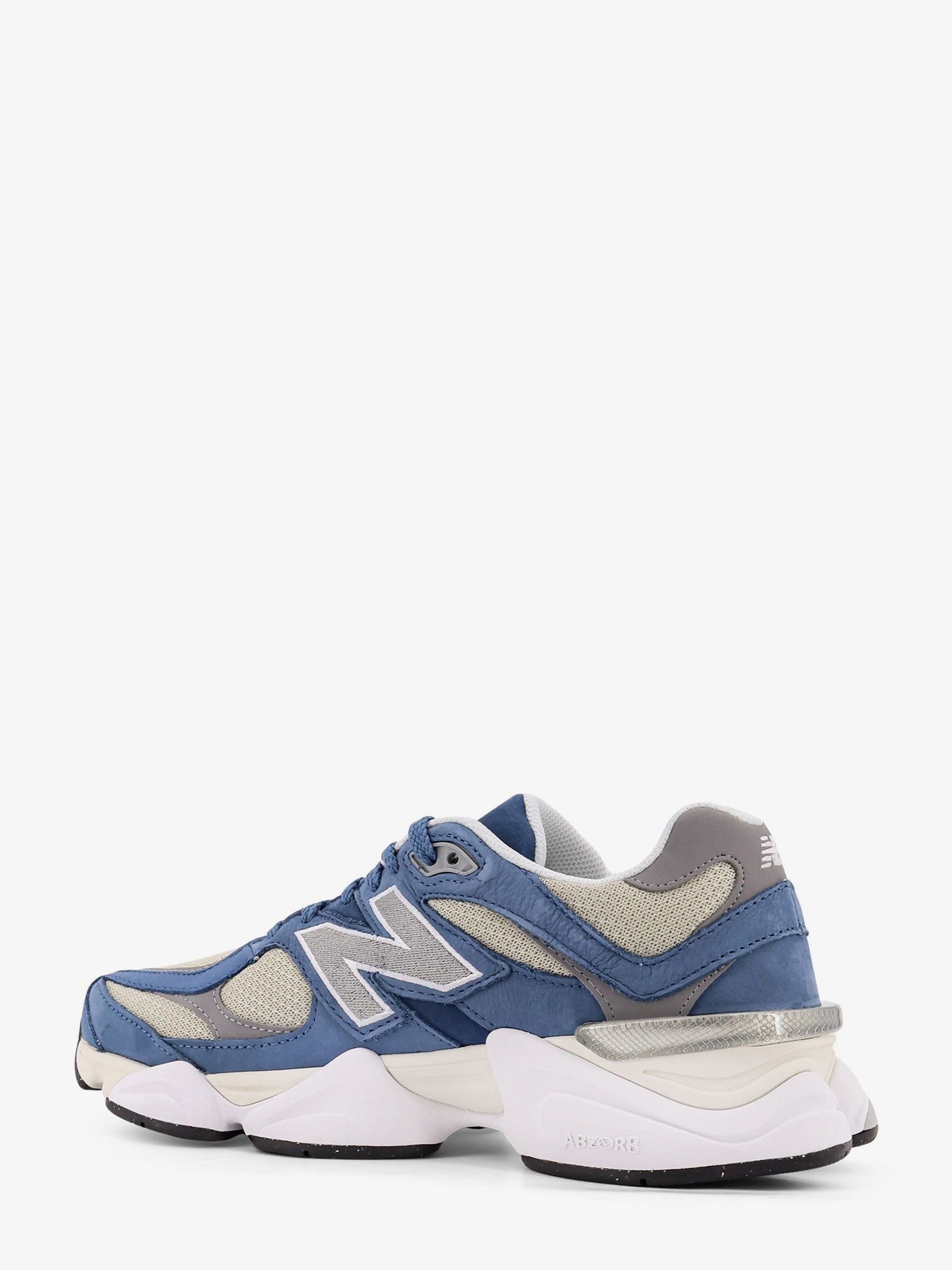 9060 mesh low-top sneakers with suede inserts