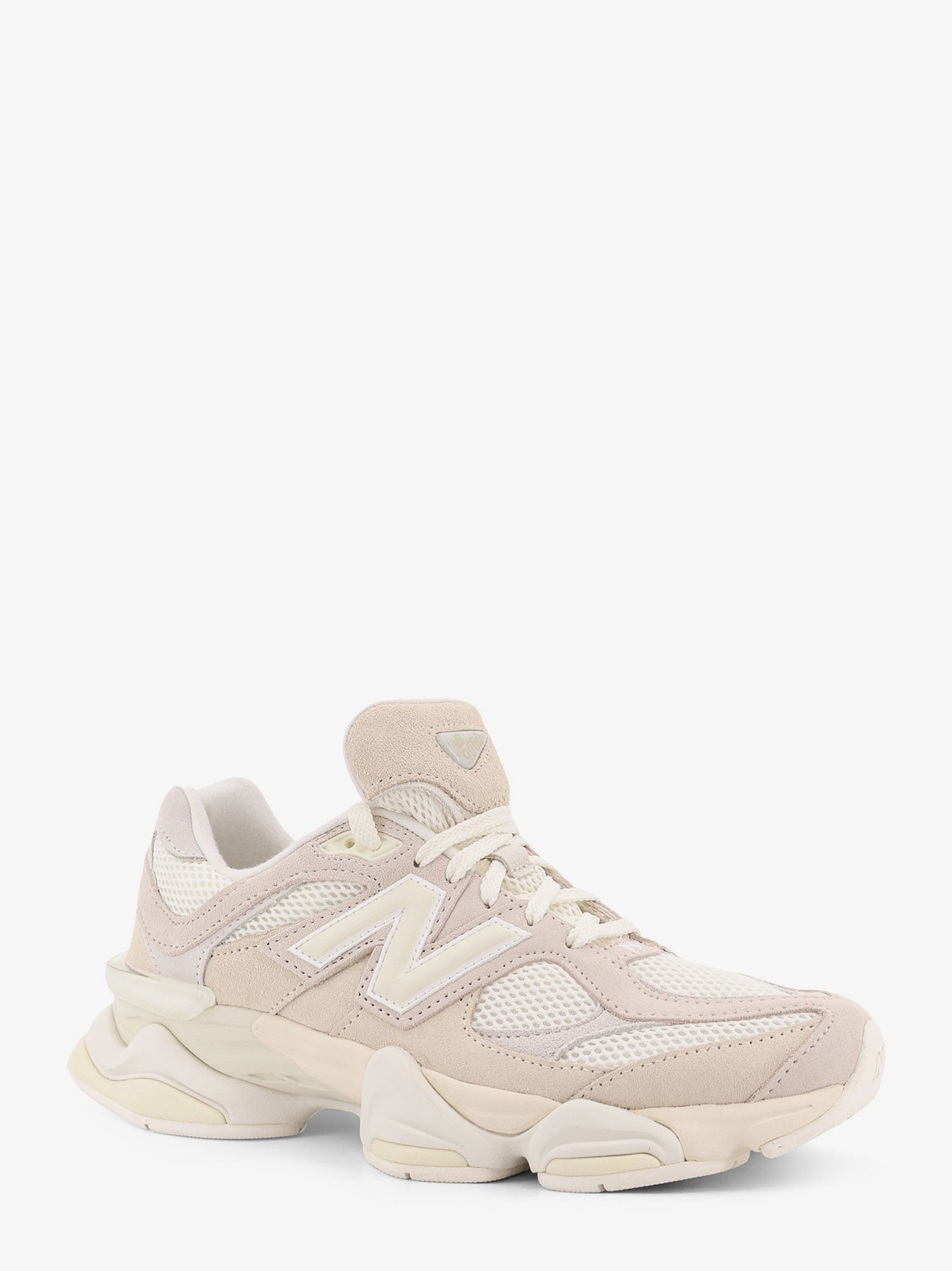 9060 suede and mesh low-top sneakers