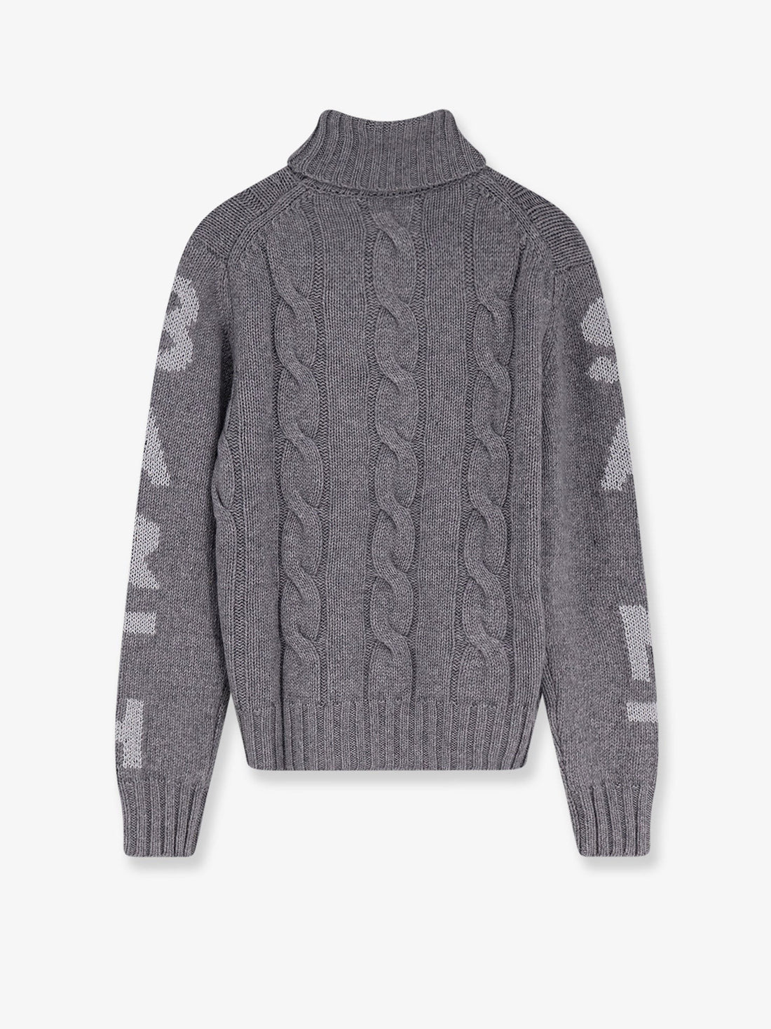 Adler wool blend cable knit turtleneck sweater