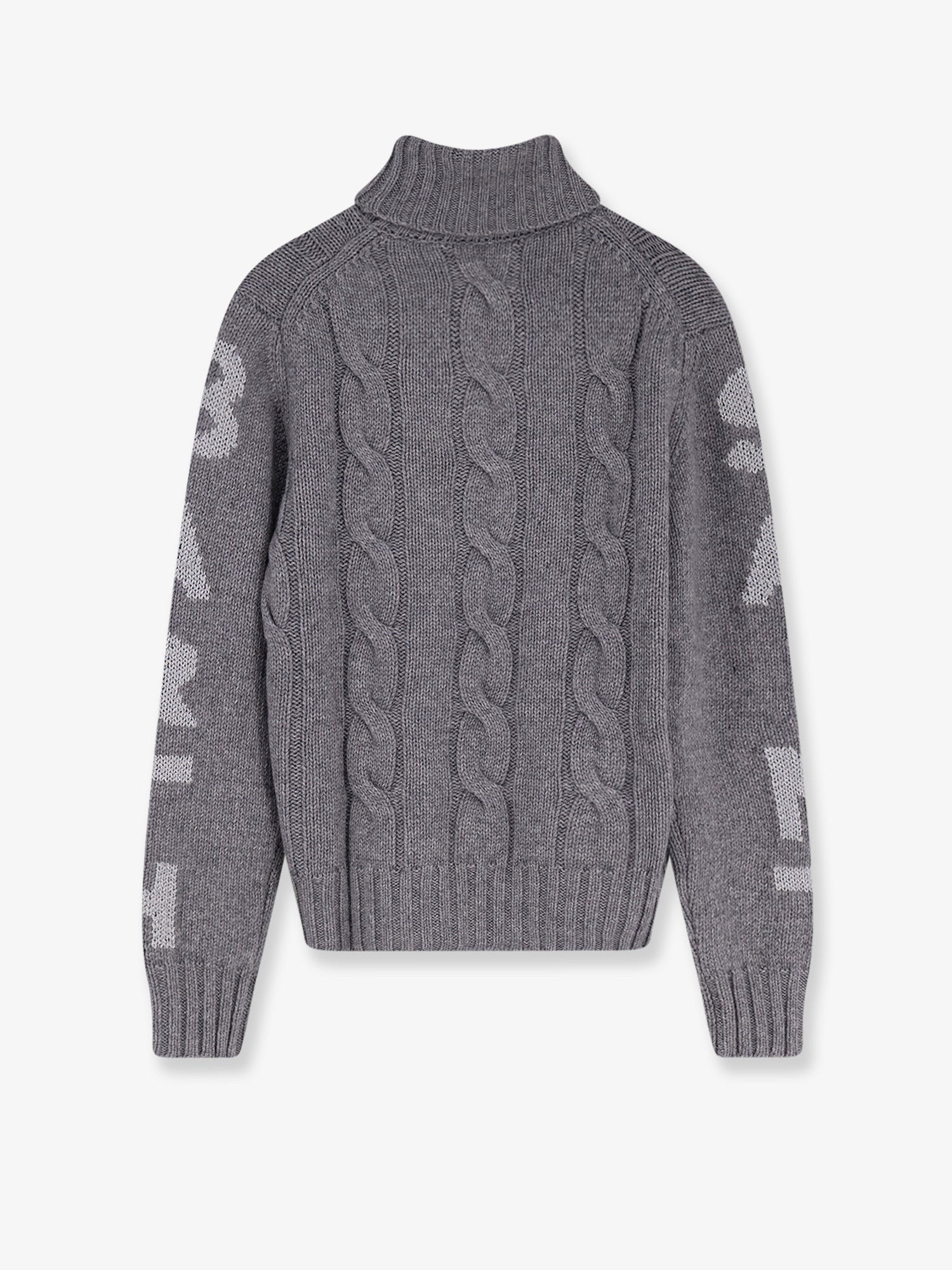 Adler wool blend cable knit turtleneck sweater