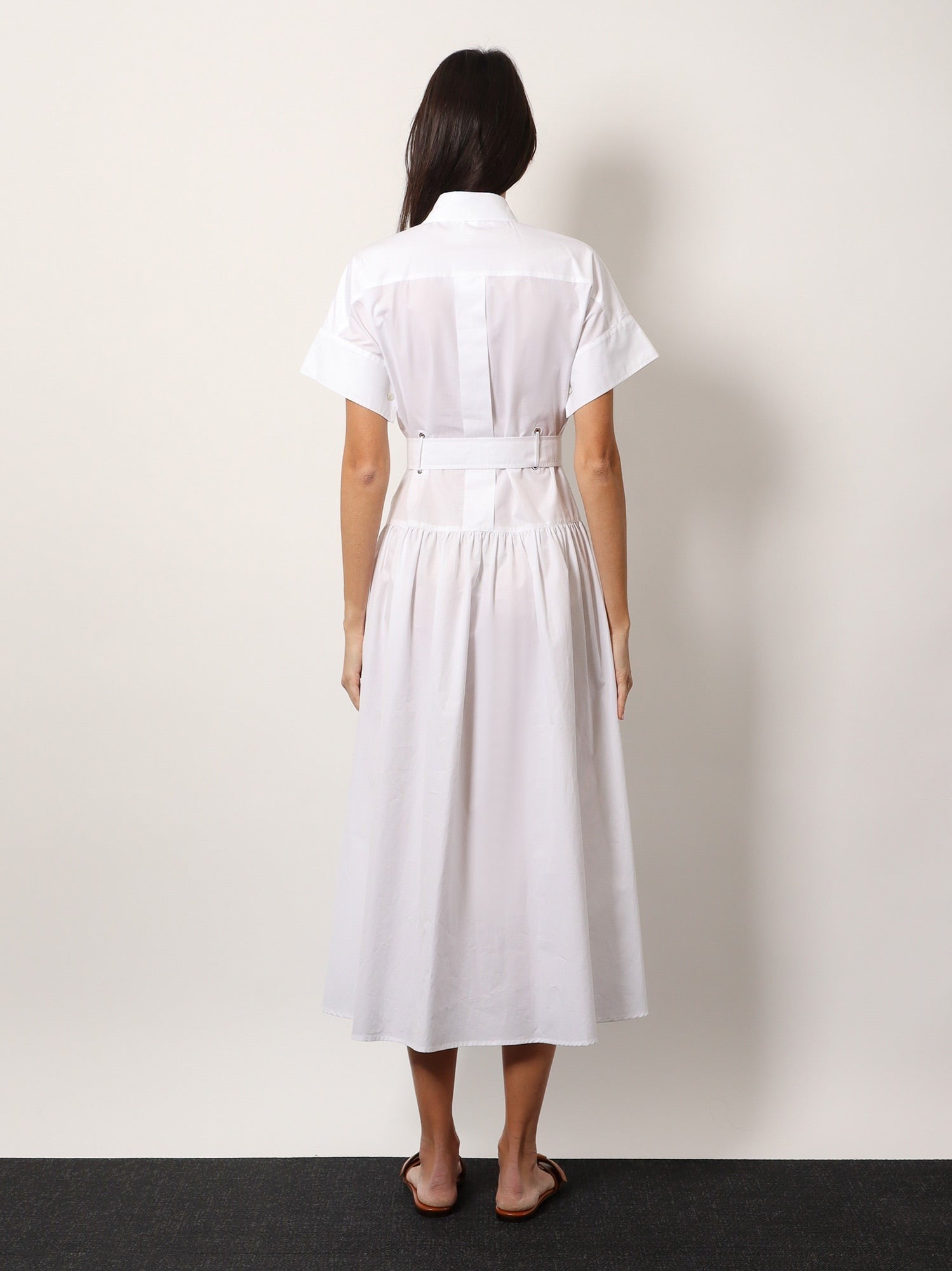 Agoraio cotton chemisier dress