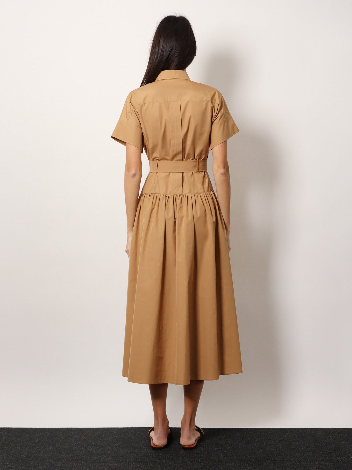 Agoraio cotton chemisier dress