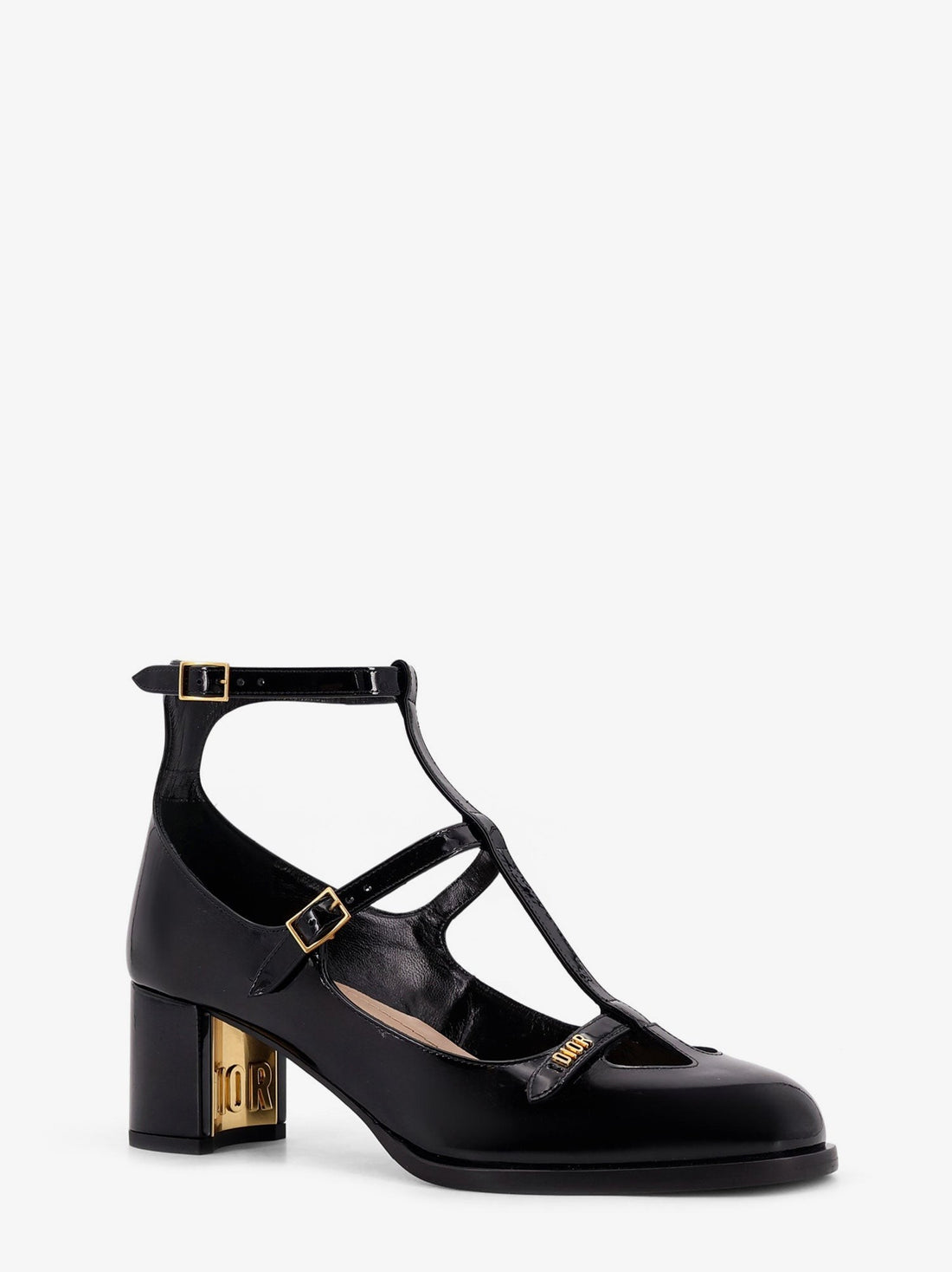 Aime Dior patent leather Mary Jane pumps