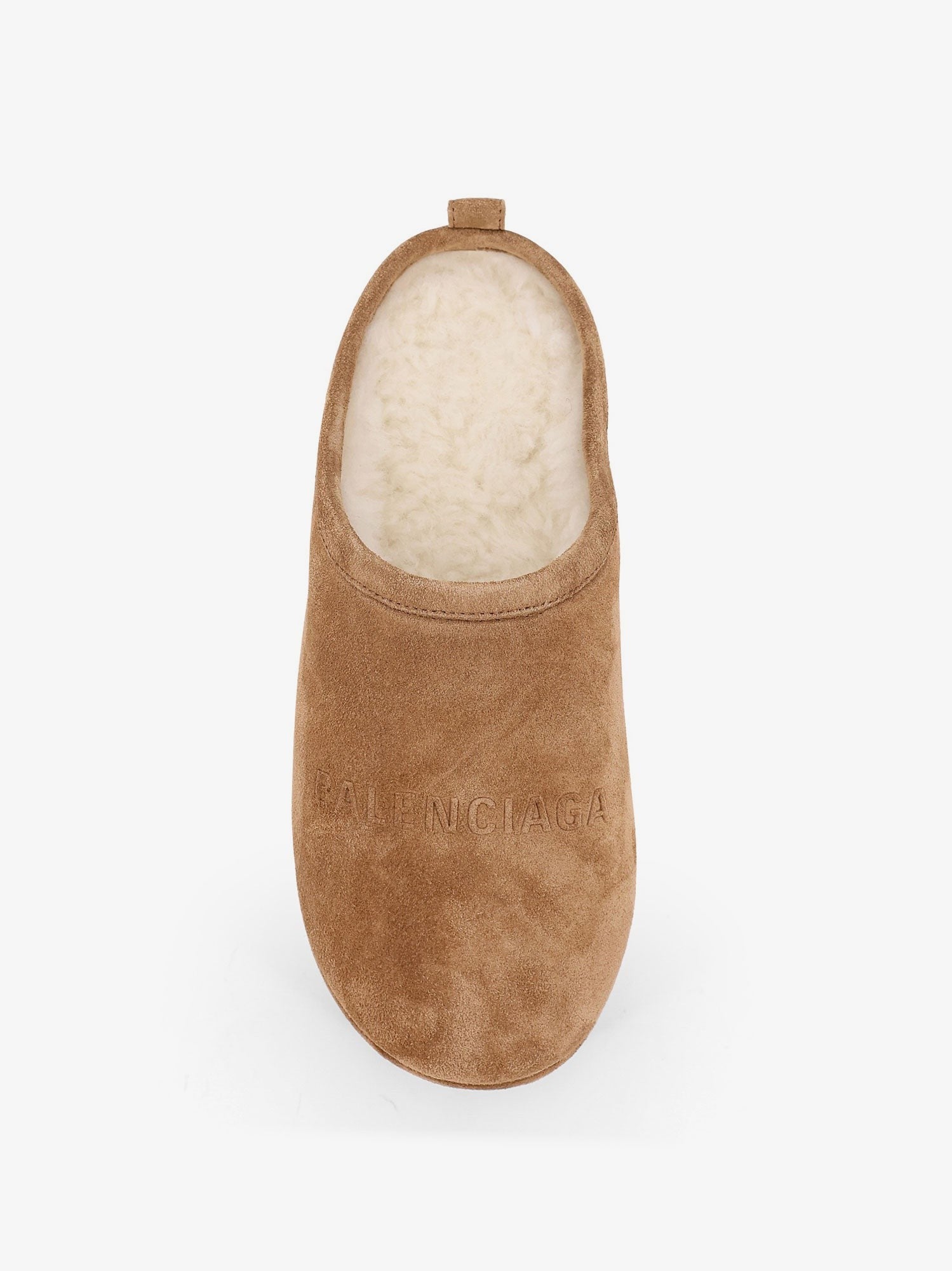 Alaska Soft suede mule with plateau