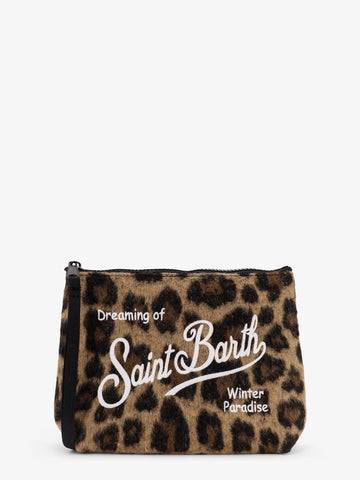 Aline Felt Leo clutch bag