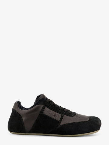 Anatomic suede and leather sneakers