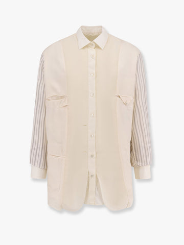 Anonymity of the lining reversible wool blend blazer