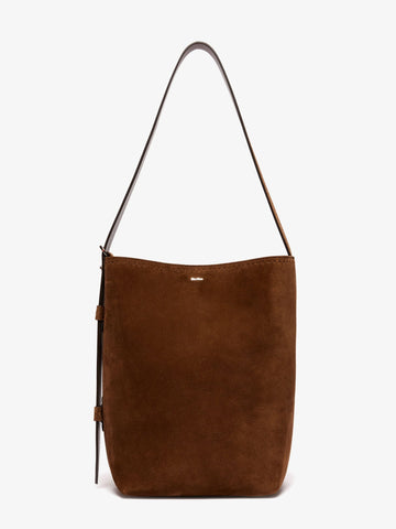 Archetipo1SV3 suede shoulder bag