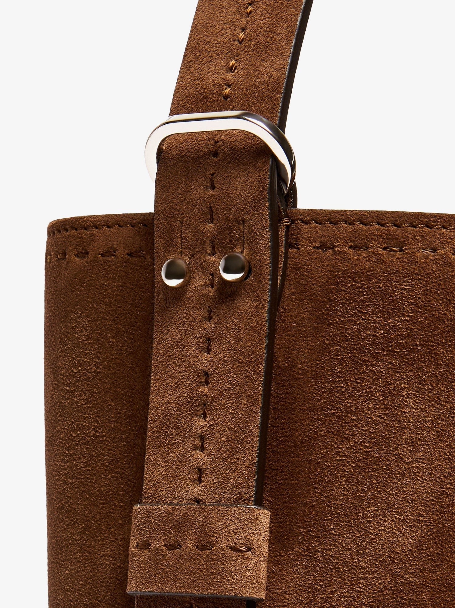 Archetipo1SV3 suede shoulder bag