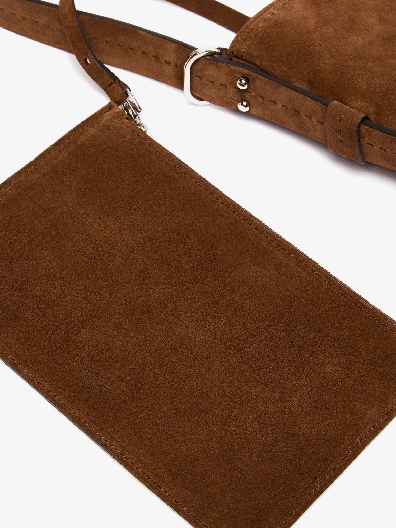 Archetipo1SV3 suede shoulder bag