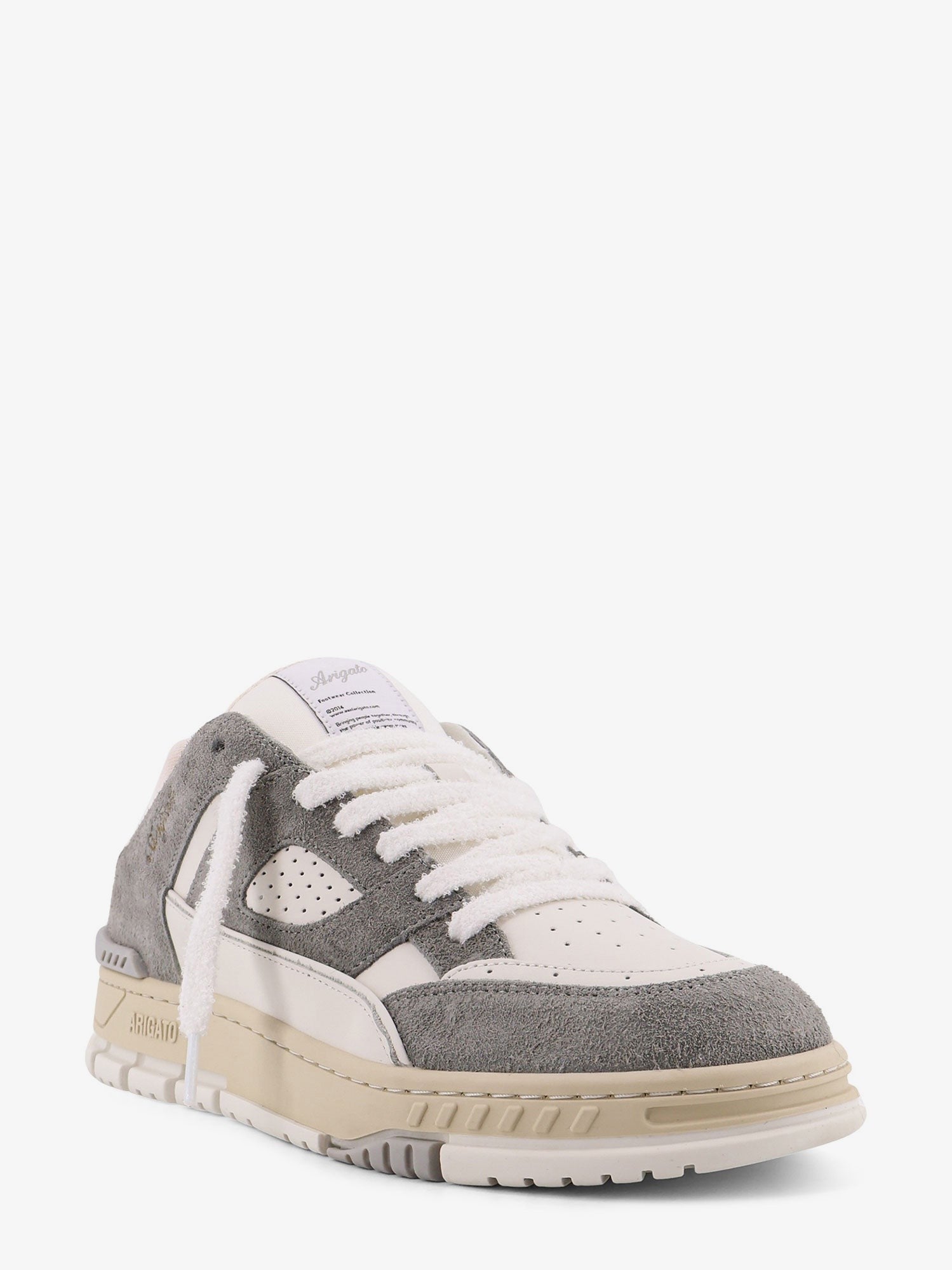 Area Lo low-top suede and leather sneakers