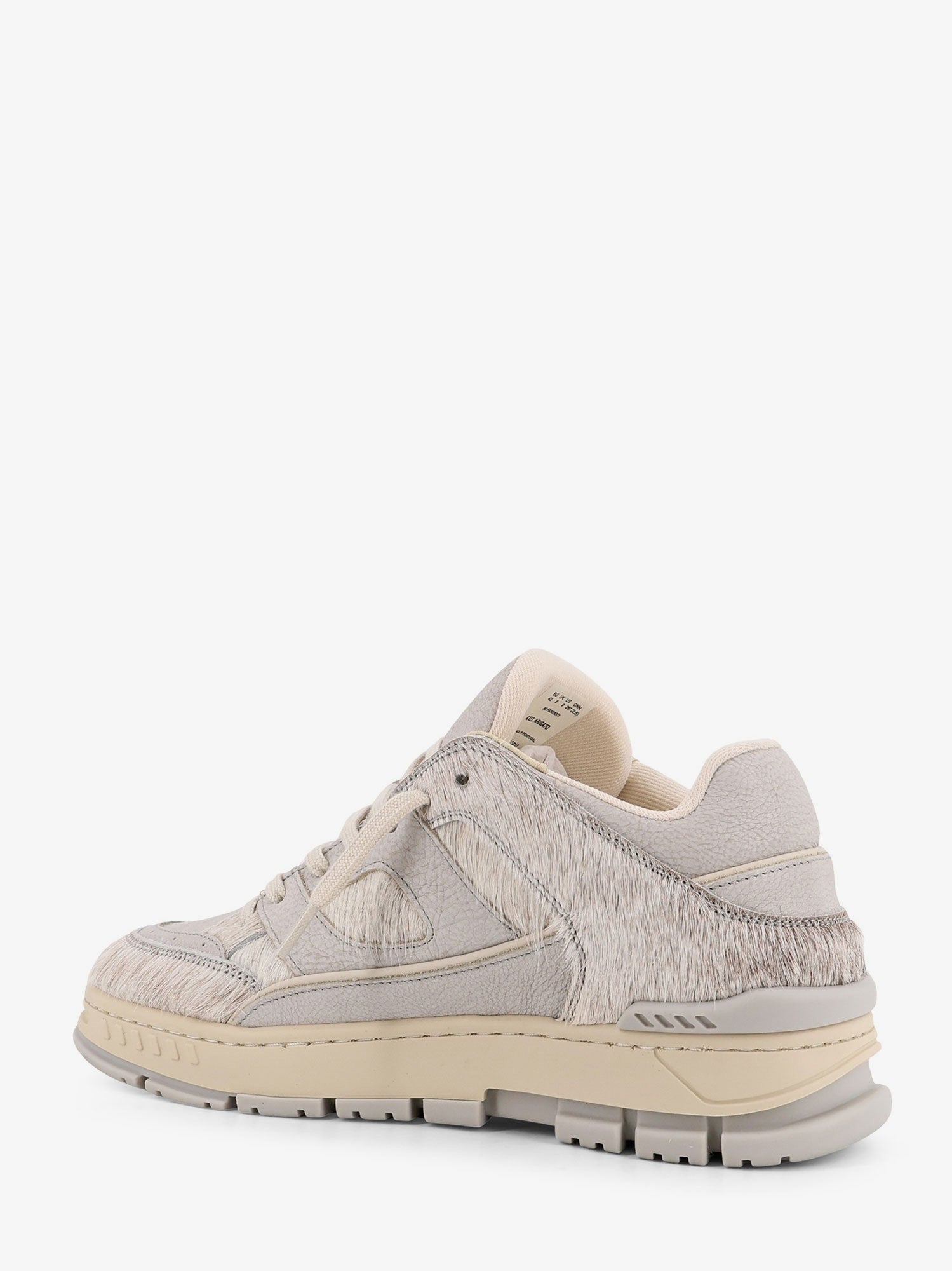 Area Lo ponyskin and suede low-top sneakers