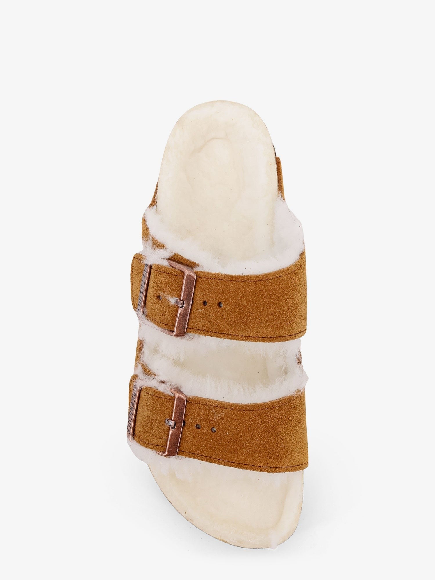 Arizona Shearling suede sandals