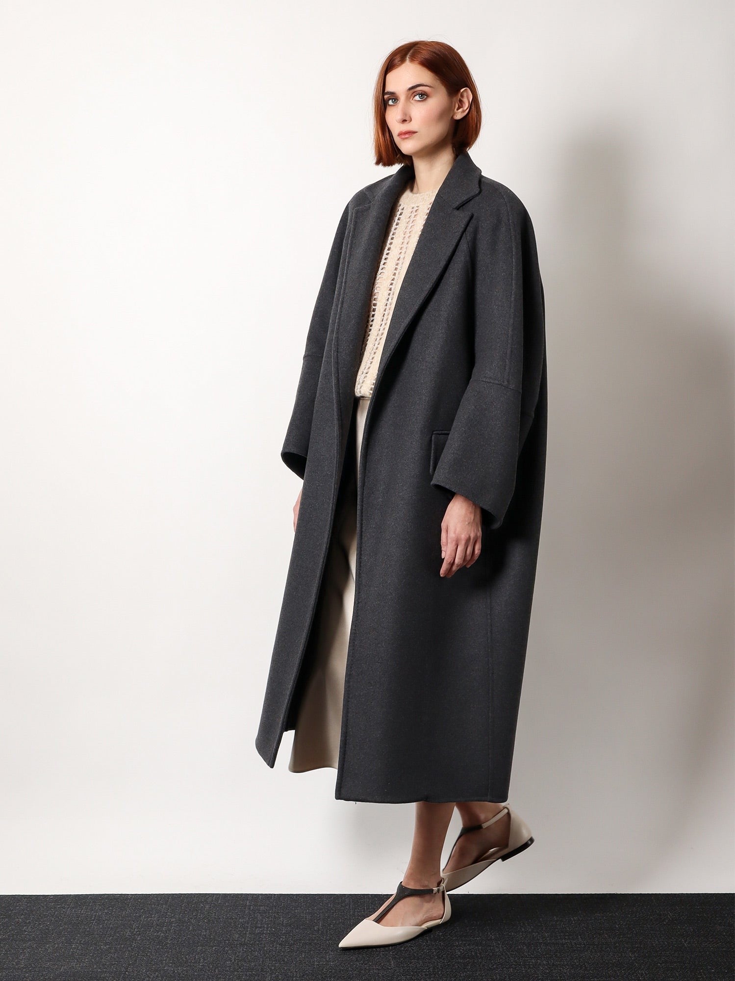 Asburgo virgin wool and cashmere coat