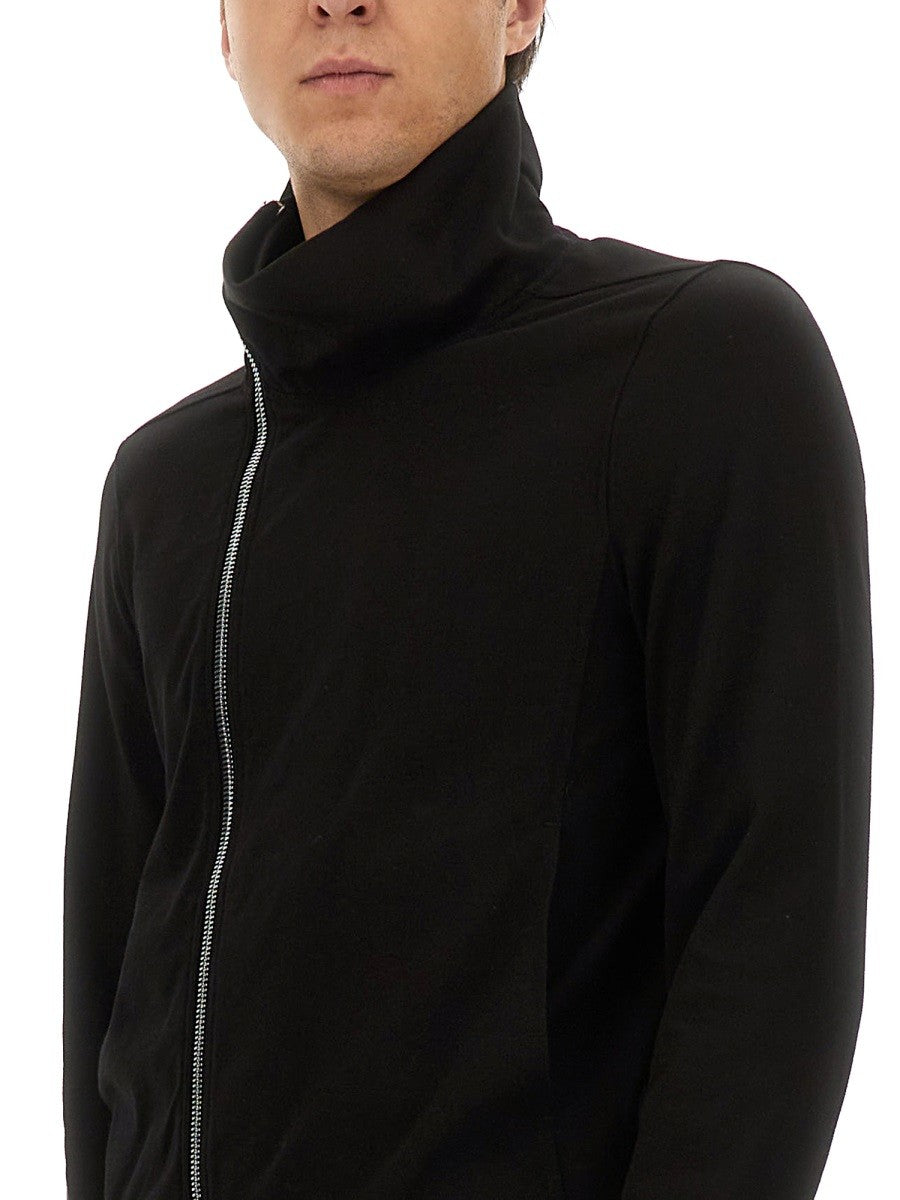ASYMMETRICAL ZIPPER SWEATSHIRT