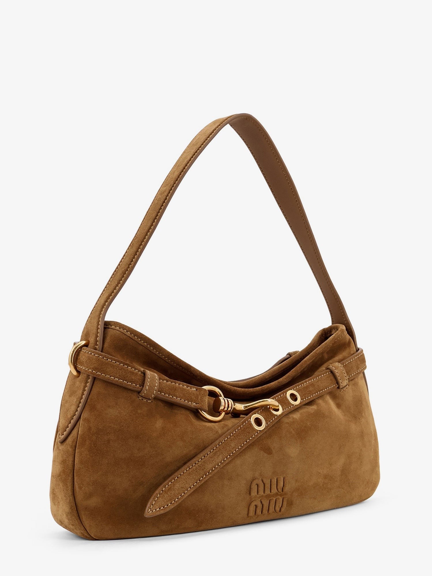 Aventure suede shoulder bag