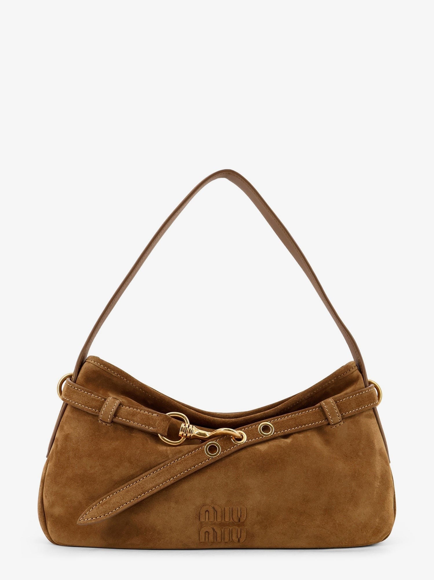 Aventure suede shoulder bag