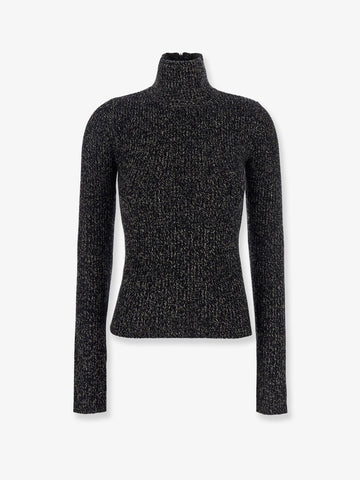Azulene wool and cashmere turtleneck sweater