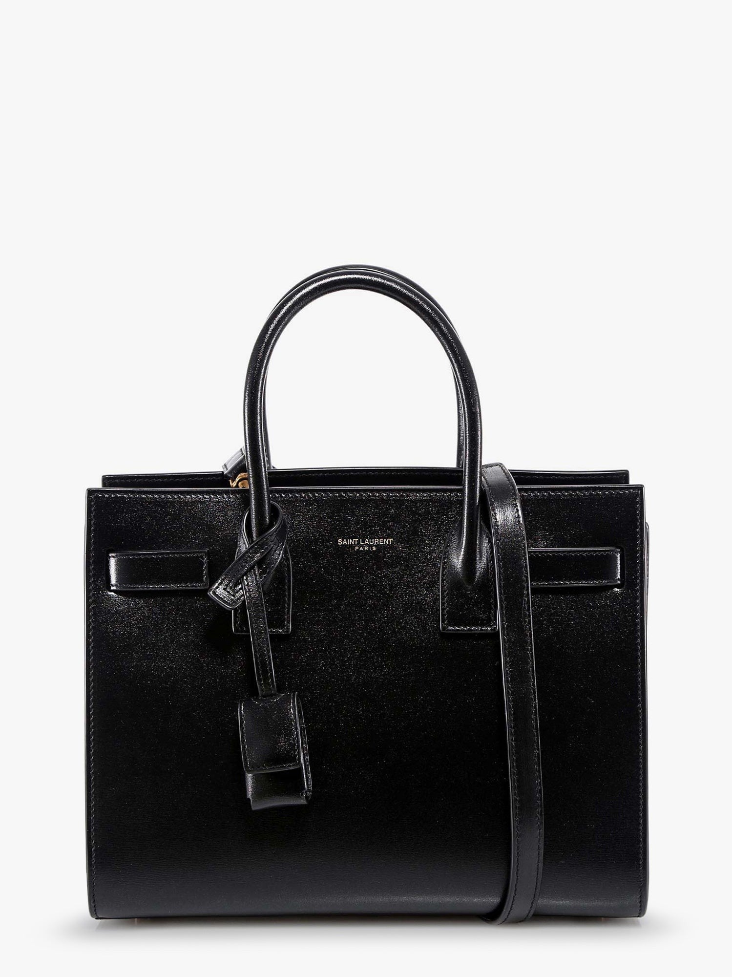 Baby Sac de Jour leather handbag with padlock