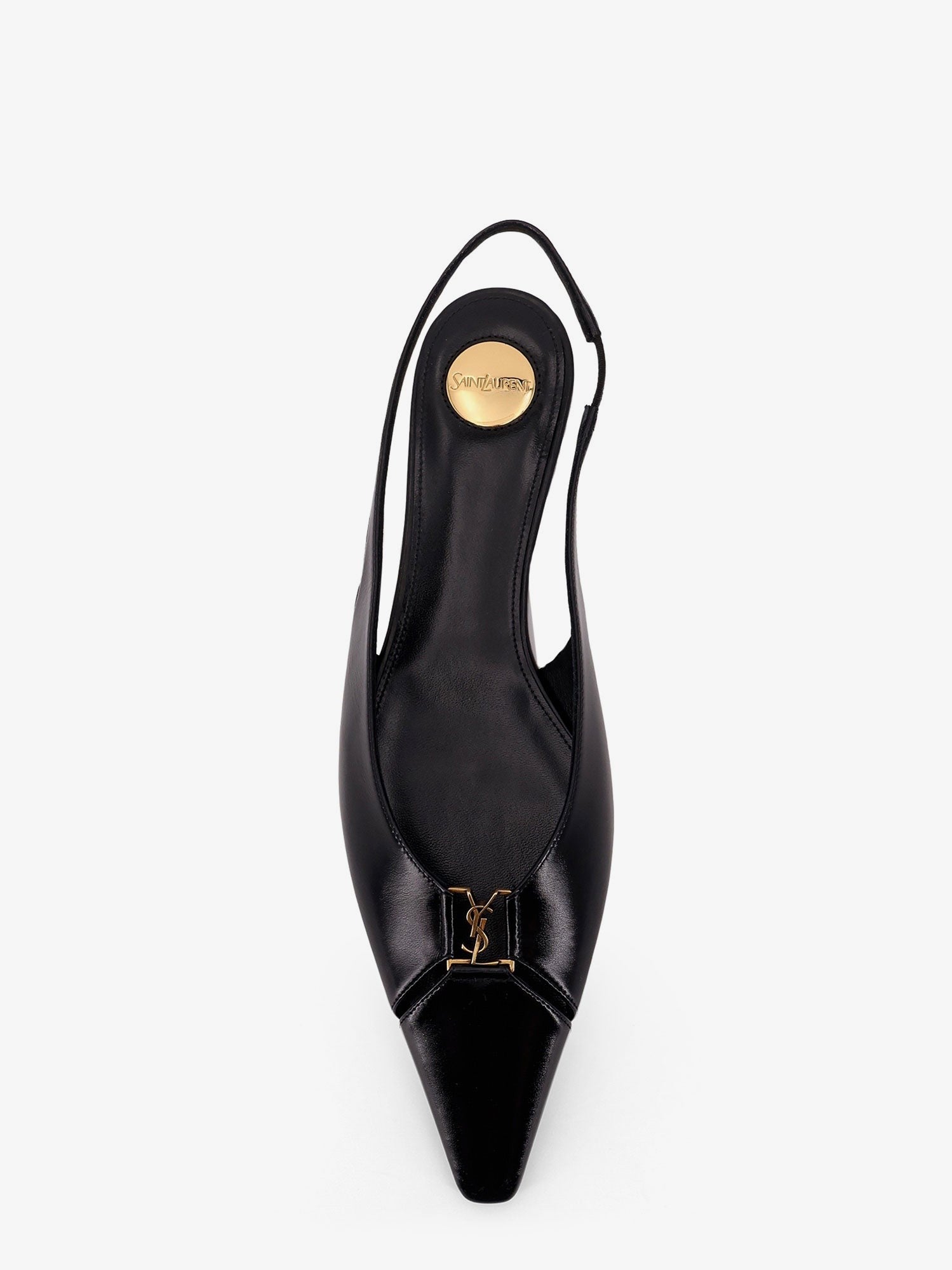 Babylone 00 Bal leather slingback ballerinas