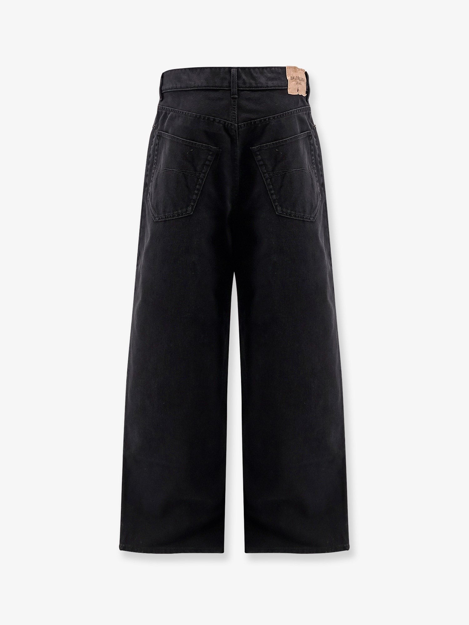 Baggy denim trousers