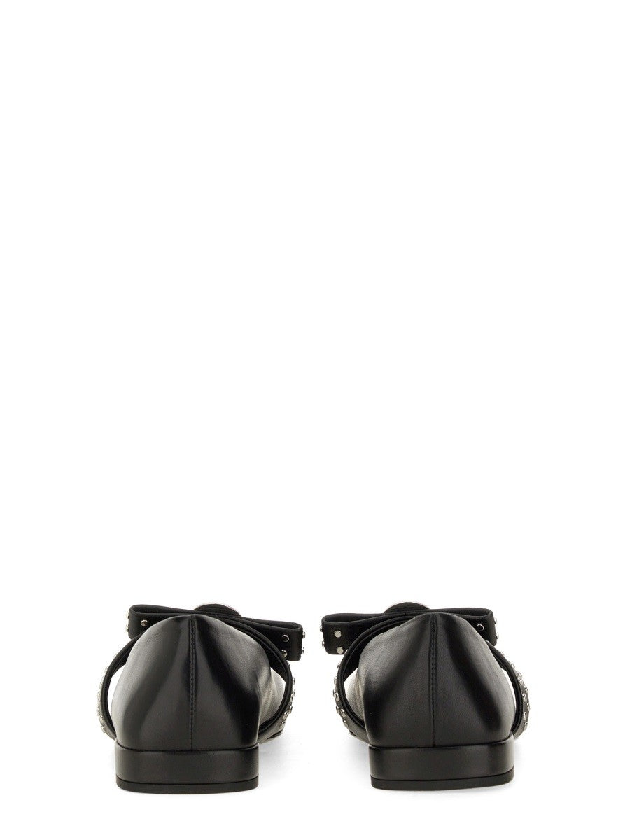 BALLERINA "GIANNI" RIBBON WITH STUDS