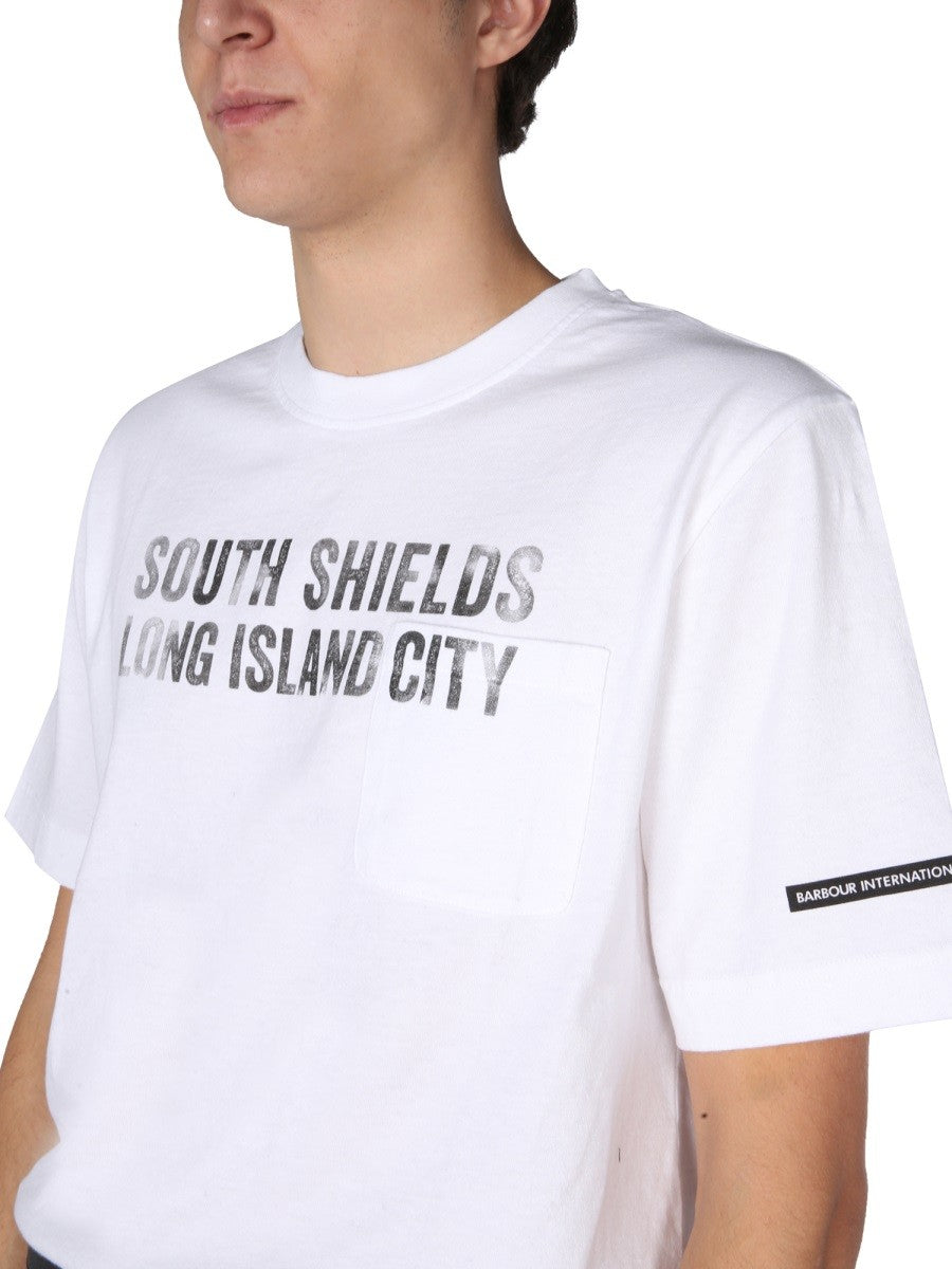 BARBOUR X ENGINEERED GARMENTS T-SHIRT