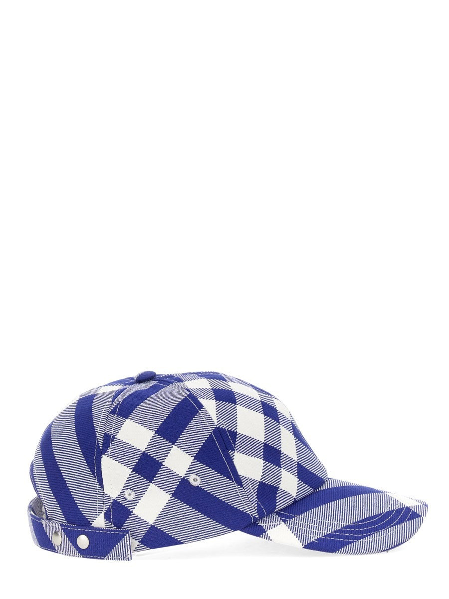 BASEBALL CAP WITH TARTAN PATTERN Unisex