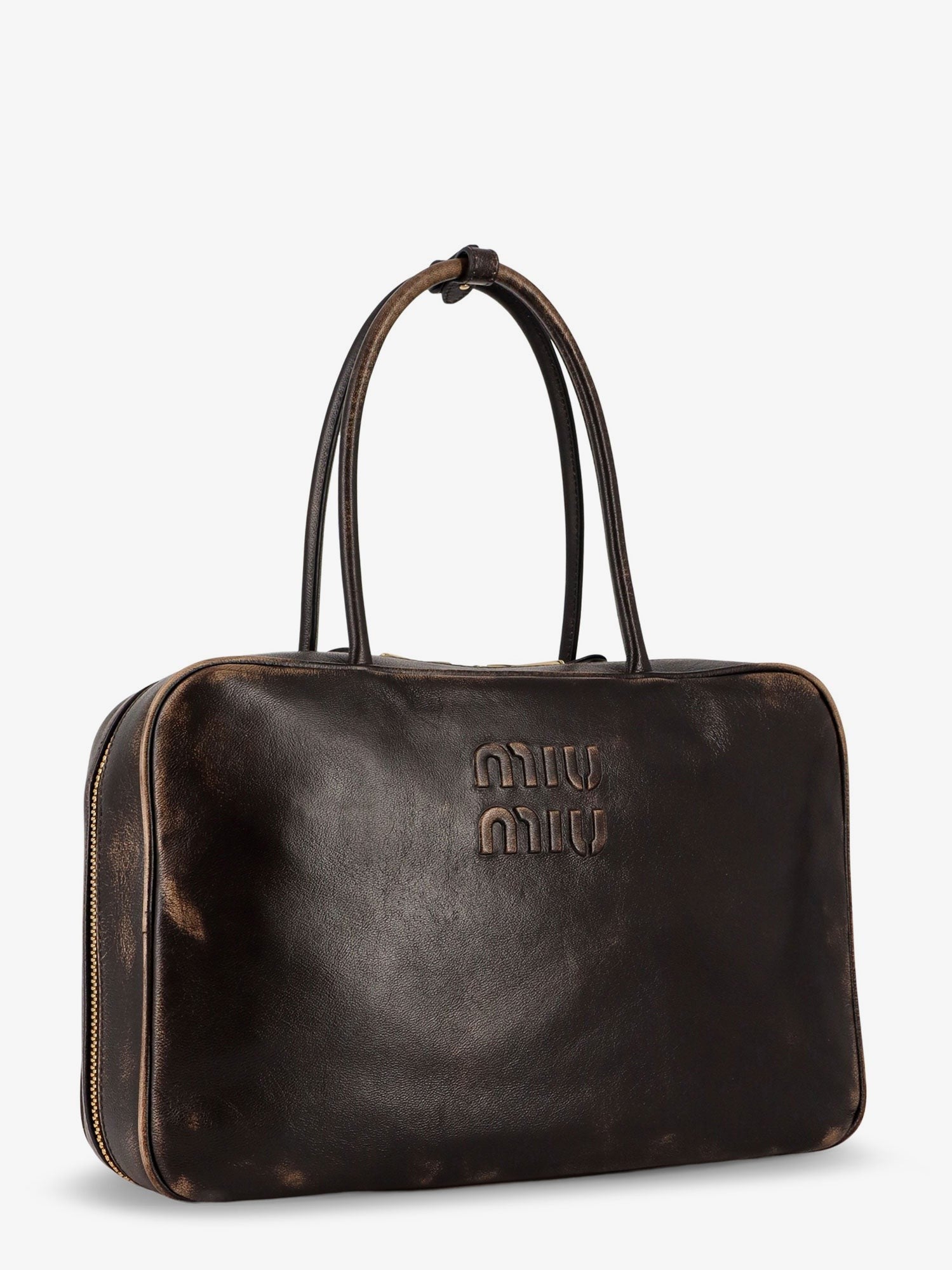 Beau leather handbag