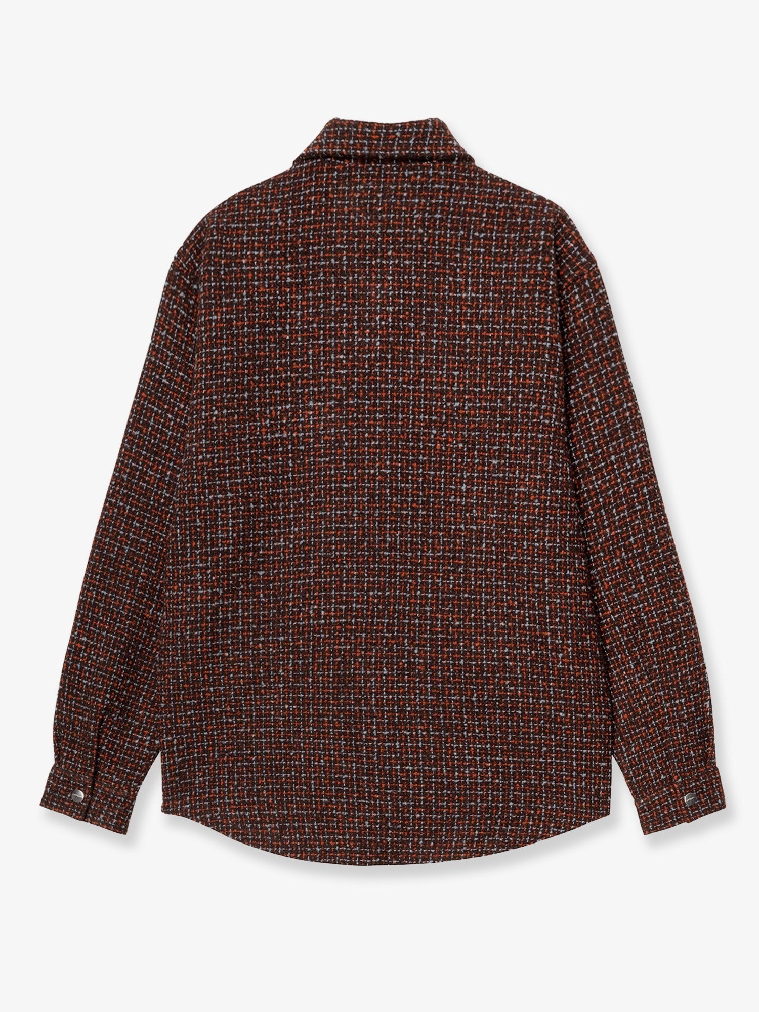 Bellamy Shirt Jac jacket with logo patch on the front