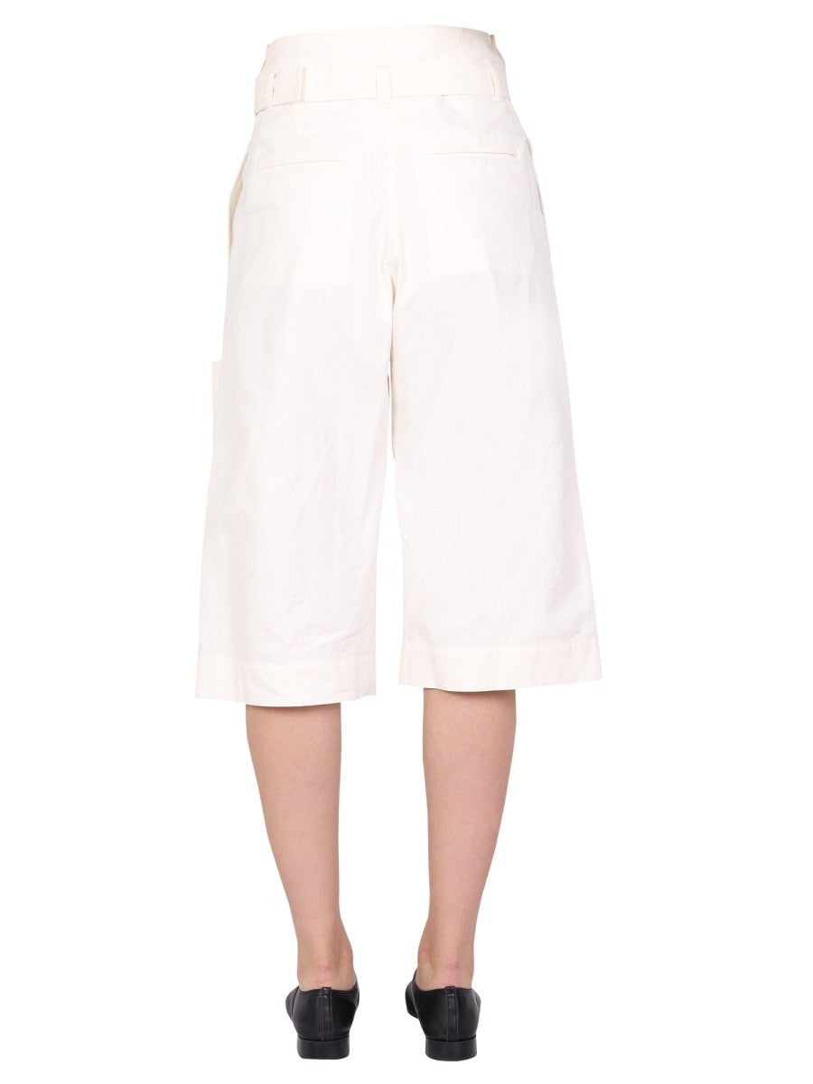 BELTED BERMUDA SHORTS
