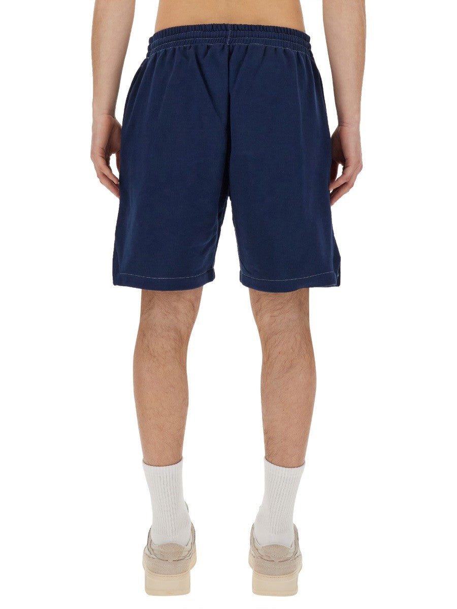 BERMUDA SHORTS WITH EMBROIDERED LOGO