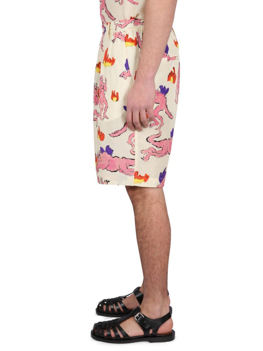 BERMUDA SHORTS WITH PRINT