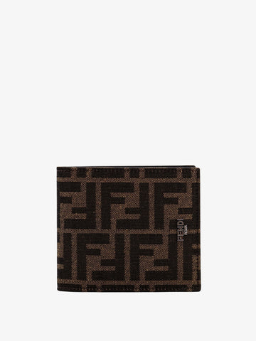 Bifold FF jacquard fabric wallet