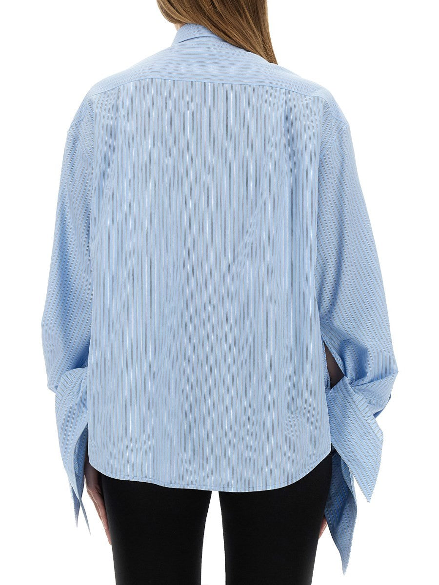 BLOUSE WITH KNOTTED CUFFS