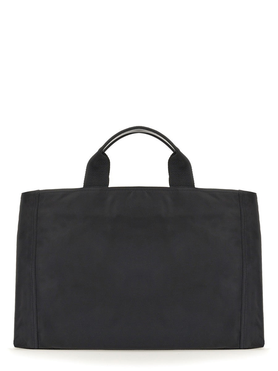 BORSONE IN NYLON CON LOGO