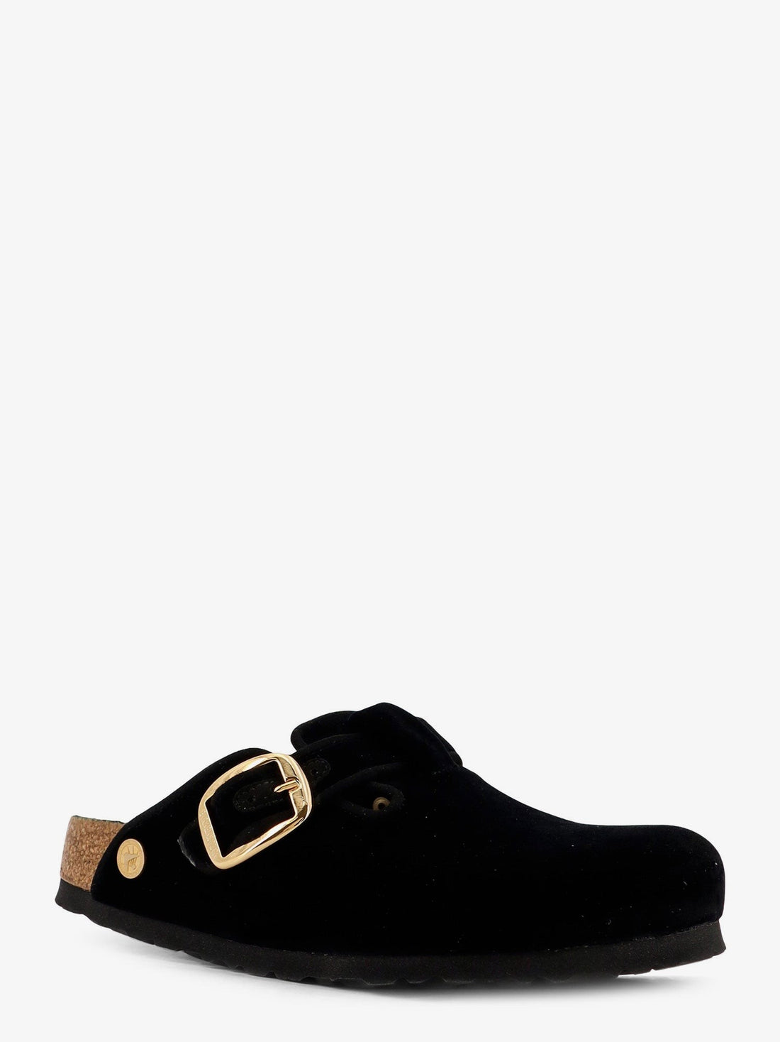 Boston Big Buckle Piping Rivet Logo mule