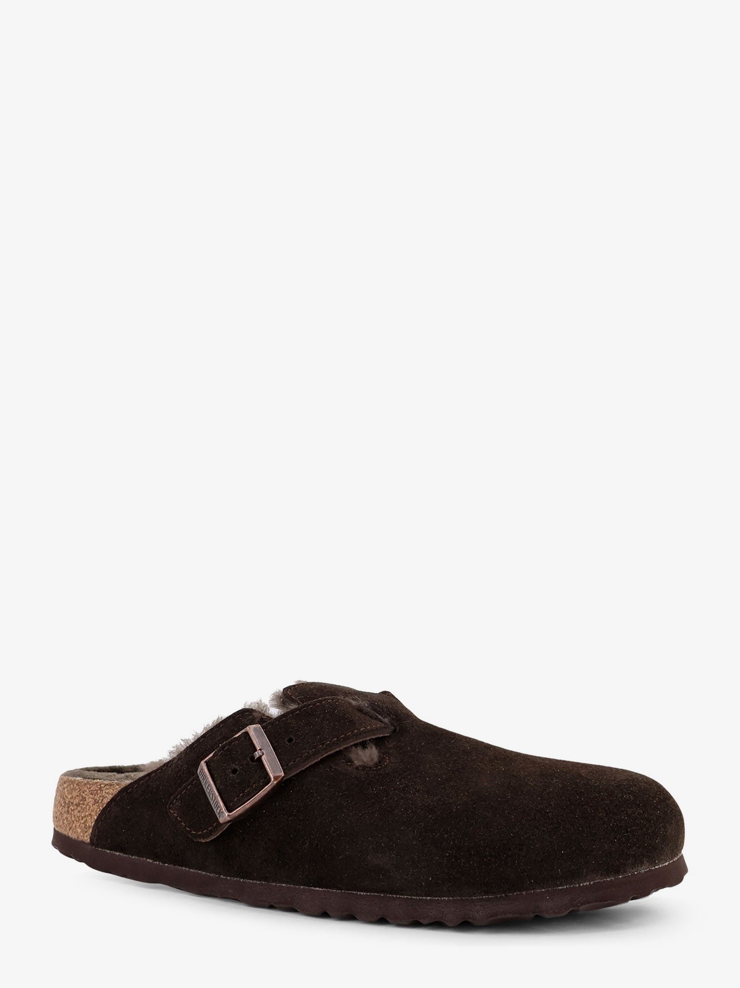 Boston VL/Shearling suede mule Unisex