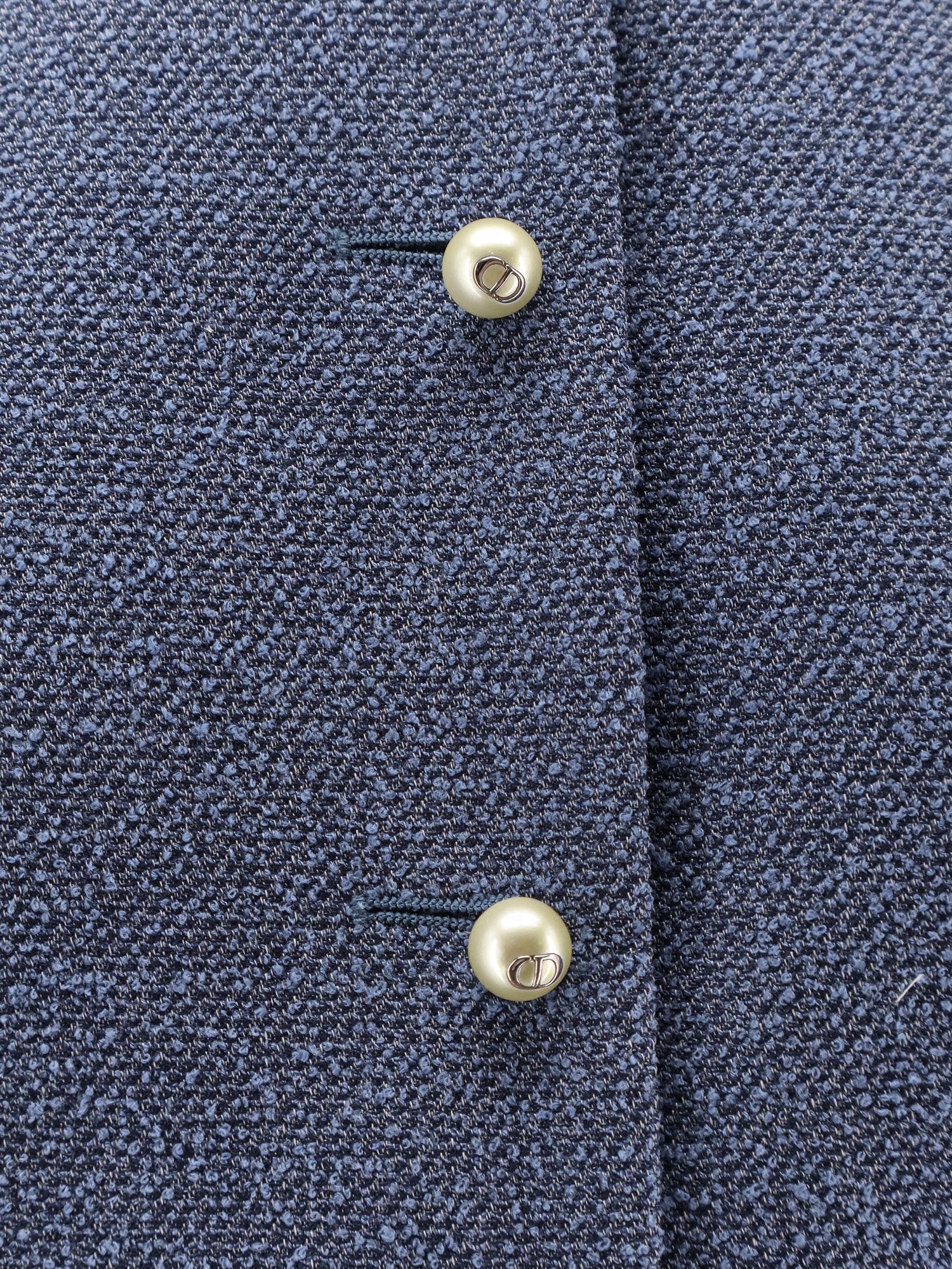 Bouclé virgin wool blend blazer