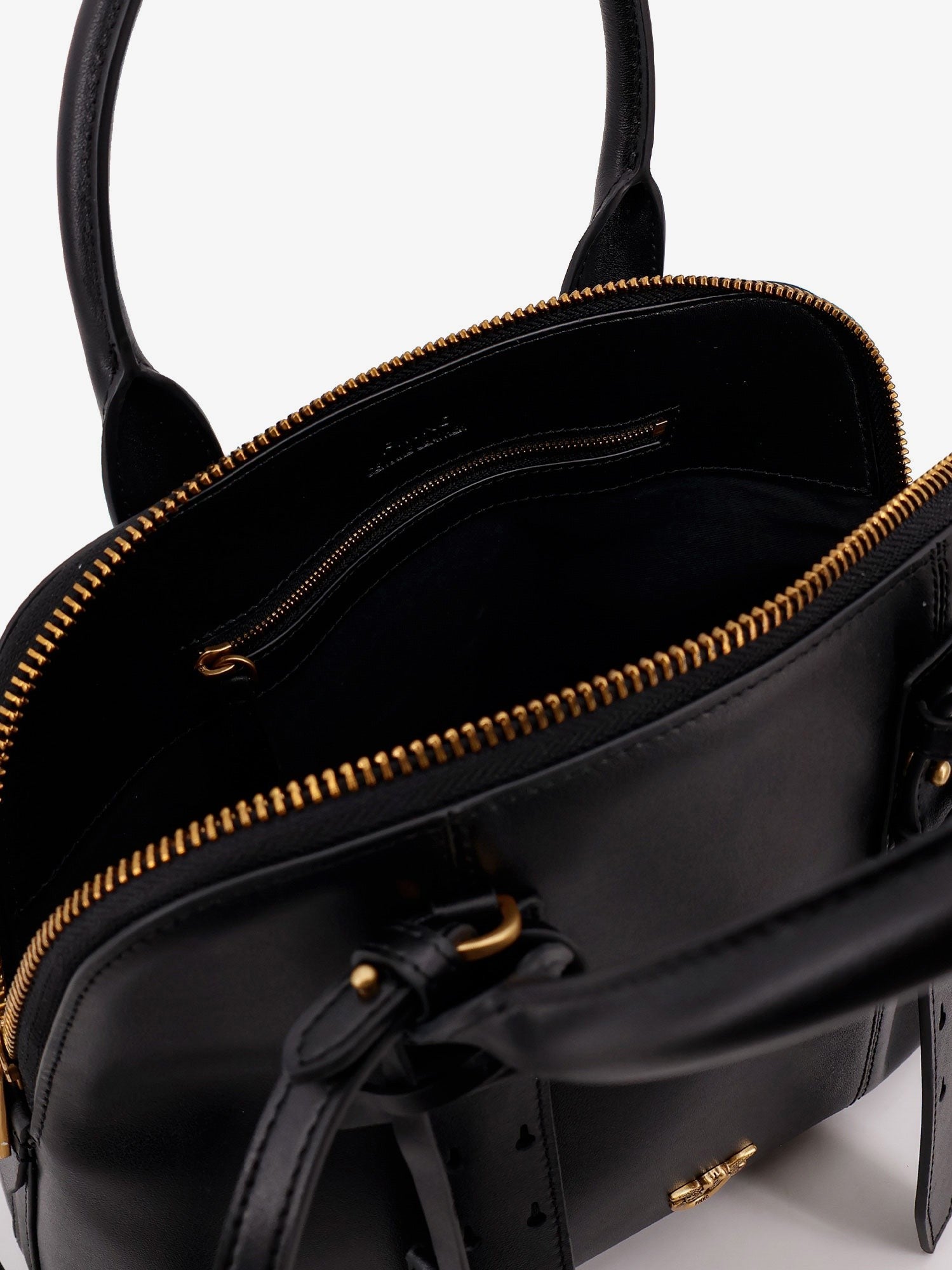 Bowling bag leather shoulder bag