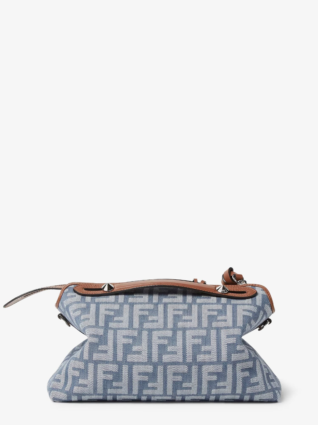 By The Way Soft Medium FF Jacquard denim crossbody bag
