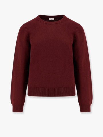 Cachemire sweater with logo embroidery