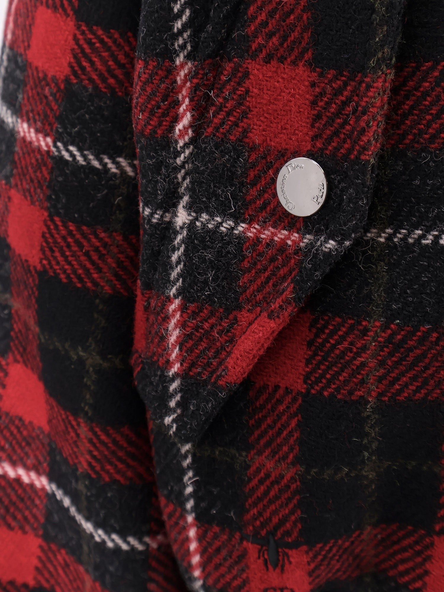 Cannage bomber with check'n'dior virgin wool