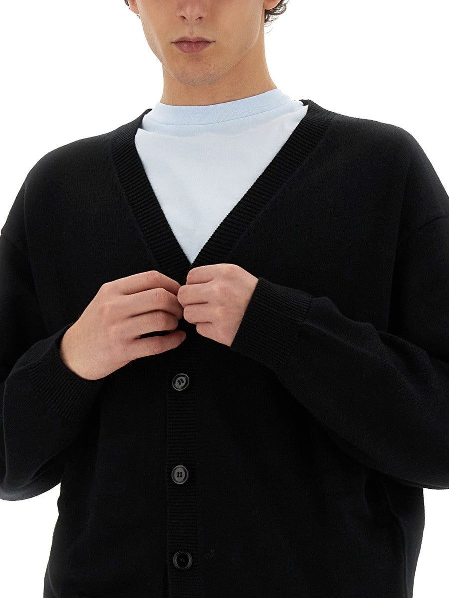 CARDIGAN WITH EMBROIDERED TIGER ACADEMY